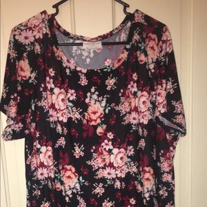 Flower T-shirt dress